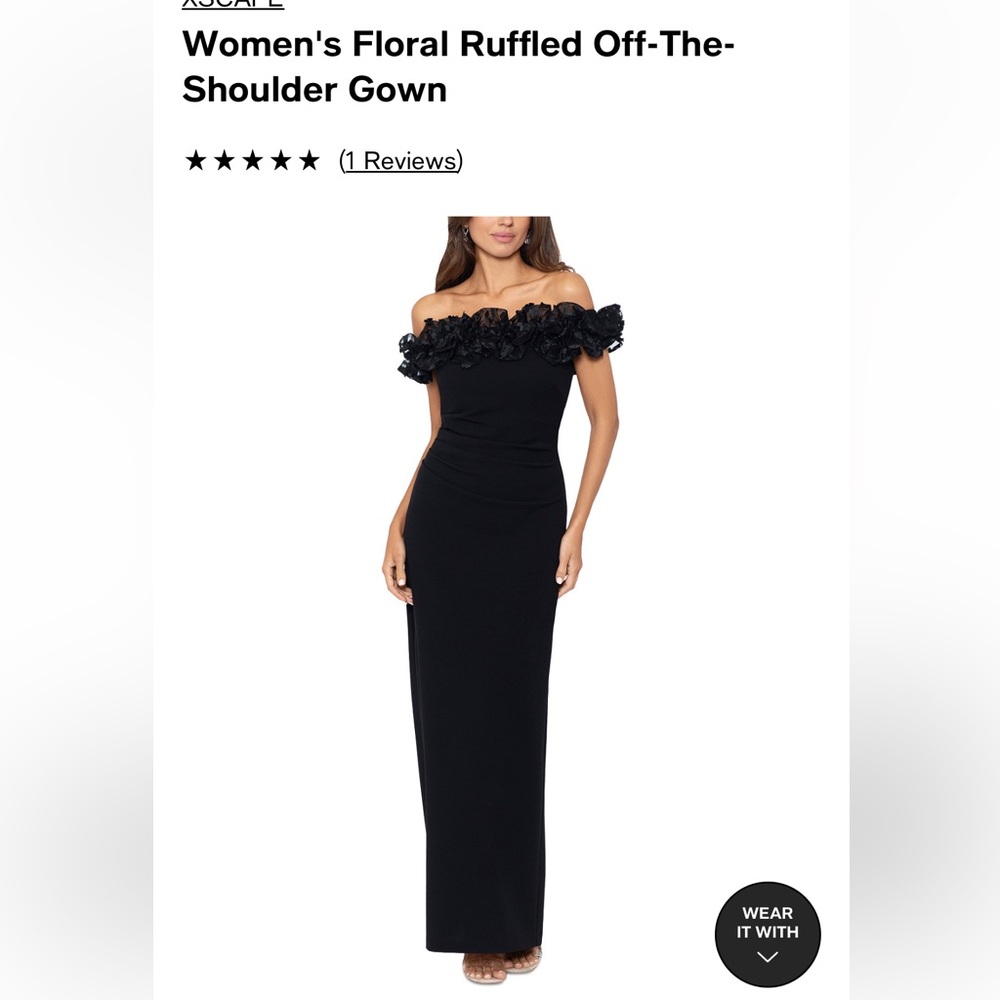 Black gown